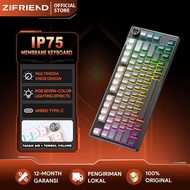FURYCUBE IP75 Membrane Keyboard 75% Layout Knob Control RGB Gaming Keyboard