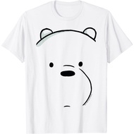 100% cotton T-shirt We Bare Bears Ice Bear Big Face T-Shirt
