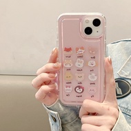 Good case Cartoon Cute Animals Case For Vivo Y35 Y22 Y16 Y20s Y15 Y20 Y11 Y17 V23 Y20i Y21A Y21 Y12 Y51 V23E Y21s Y22s Y15A Y12i Y15s Y91C Y33s Y30 Y31 Y91 TPU Transparent AirBag Phone Case Soft Protective Coverเคสโทรศัพท์ vivo