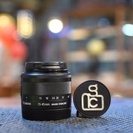 Canon EFM 15-45MM F3.5-6.3 IS STM Mulus 1468