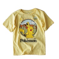 Pokemon Tee 比卡超短袖衫