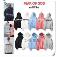 【HG-韓購】FEAR OF GOD ESSENTIAL Pullover Hoodie 長袖T 反光帽T 潮牌 大學T