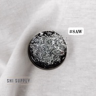 SN - SAW - NAIL ACCESSORIES SOFT FOIL STRING SILVER, GOLD