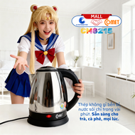 Bình Đun Siêu Tốc Comet CM8215 1.5L 1500W Tự Ngắt Ruột Inox BH 12 Tháng