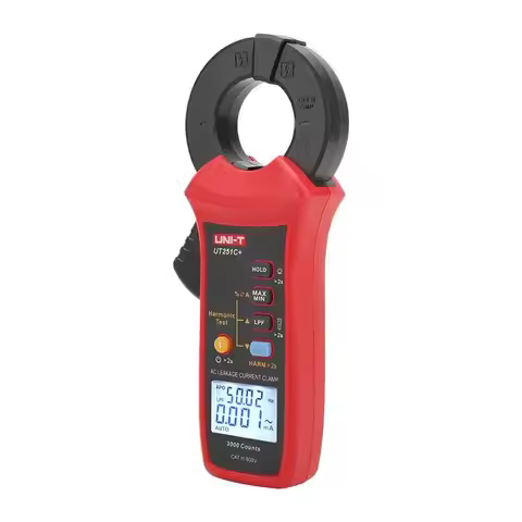 UNI-T UT251C+ Professional AC Leakage Current Clamp Meter Measuring Range 3.000mA 60.0A Frequency 5H