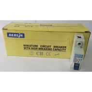 BERLIN 1 pole 6A MCB 230v / 400v sirim approved CE approved ISO-9001 approved