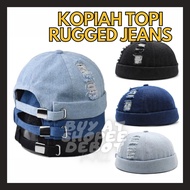 Topiah Jeans New Edition - Kopiah Ustaz Abdus Somad Kopiah Topi Miki Hat Cap Brimless Cap Baseball Cap Topiah