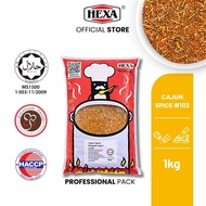 HEXA Cajun Spice #102 (1kg) Packaging Rempah Perap
