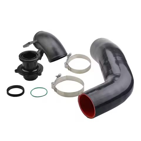 Turbocharger Inlet Outlet Upgrade Pipe Silicone Hose Muffler Delete For VW Golf MK7 Audi S3 A3 V8 TT