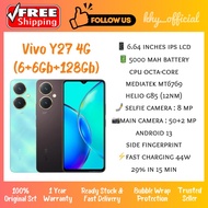 New Smartphone Original Vivo Y27 4G [ 6+6Gb Ram+128Gb Rom | 50MP Fun Camera | 44W FlashCharge | 6.64" FHD+ Display ]