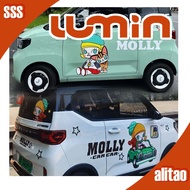 [READY] CHANGAN LUMIN Cartoon Body Sticker Car Sticker LUMIN Body Kit lumin changan lumin Car Decora