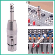 CRE 6 35mm 1 4 Inch to XLR Microphone Adapter Stereo 6 35mm to XLR Female Converter