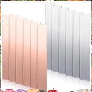 12 Pcs Pure Copper Zinc Anode Sheet 99.9% High Purity Copper Zinc Electrode Strips 0.04 Inch X 0.98 