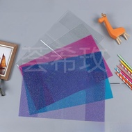pembalut buku tulis pembalut buku A5B5A4 Card Book Clothes Transparent PVC Protective Case Glitter G