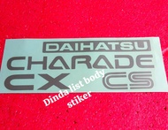 stiker bacaan DAIHATSU CHARADE CX CS