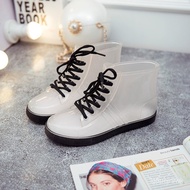 QY1Jelly Transparent Non-Slip Fashion Waterproof Shoes Rain Shoes Rain Boots Rubber Shoes Shoe Cover Woolen Cotton Rubbe