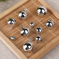 Factory Direct Sales with Flat Open Nickel-Plated Silver Bell Vacuum Plating Pet Bell Jewelry Access