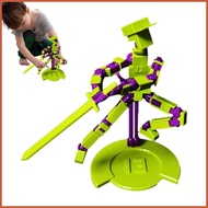 3D Printed Action Figure 3D Printed Robot Toy Portable Multi-Jointed Movable Lucky 3D Printed Activi