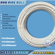 PPR PIPE PER ROLL (1/2x25m)(1/2x50m)(1/2x100m)