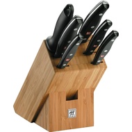 ZWILLING ชุดบล็อกมีด สเตนเลสสตีล 7 ชิ้น รุ่น Twin Pollux บล็อกสี Natural N30756200