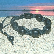 黑石編織手鍊，串珠手鍊，療癒飾品，電磁波防護