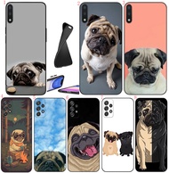 OPPO A94 A57 A77 A96 F5 F7 F9 Pro A7X A73 F11 Pro R9 s F1 Plus A9 2019 R15 Pug Dog Cute Soft black p