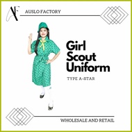➫ ┗ ✤ LF8 SCOUTING UNIFORM FOR GIRLS TYPE A DRESS COMPLETE SET [STAR]