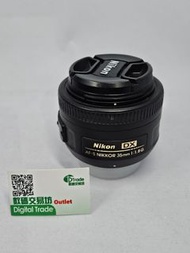 新淨 正常 Nikon AFS 35MM F1.8 DX 鏡片靚