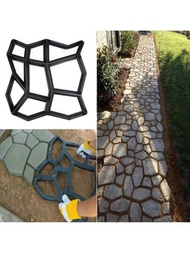 花園鋪路diy混凝土模具,花園地面修整手動水泥路模具,跨國獨家