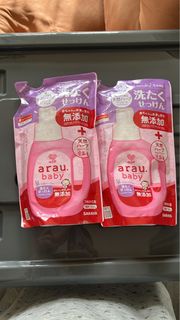 (SF/京東only)Arau 嬰兒洗衣液x2包