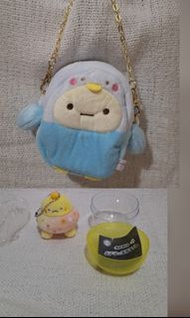 清貨‼️全新角落生物 企鵝 手鏈袋 收納袋 散紙包 錢包 毛絨 扭蛋外星人