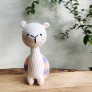 小羊駝玩偶 | 趣味針織娃娃 | 療愈小禮物 | 毛綫動物擺件