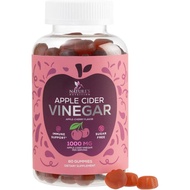 Vegan Apple Cider Vinegar Gummy 1000mg - Sugar Free ACV Gummies Vitamins Supplement with Vitamin B12