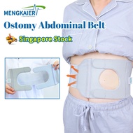 [Singapore Stock]Ostomy Abdominal Belt Brace waist support wear on the abdominal stoma to fix bag and prevent parastomal hernia Abdominal belt stoma hernia beside stoma, abdominal belt stoma, special abdominal belt for civil air defense hernia colostomy