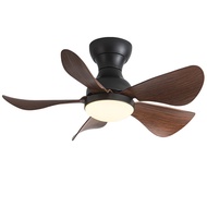 HAISHI4 Fan With Light Bedroom Inverter With LED Ceiling Fan Light Simple DC Power Saving Ceiling Fan Lights