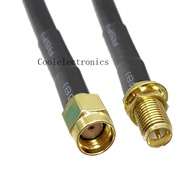 1pc RP-SMA Female to RP-SMA male connector 5D-FB 50-5 Coaxial Cable RF Adapter Cable 50Ohm 50cm 1/2/