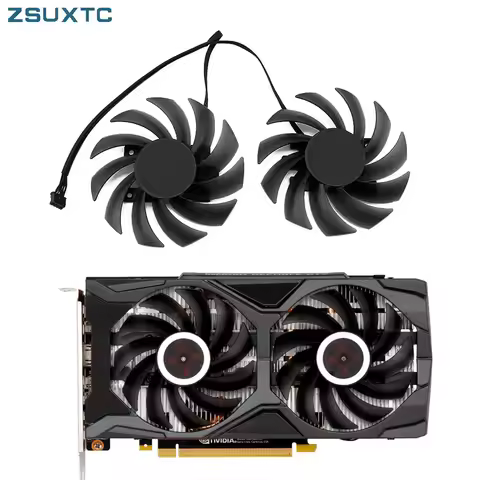 2pcs/lot CF-12915S RTX 2060 GPU FAN，FOR INNO3D GTX 1660 Spuer、1660 TI、RTX 2060 Super Zwarte Goud Ext