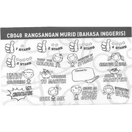 Cop pemegang plastik Rubber Stamp for Teachers Parent Teaching Students Purpose. Encourage words com