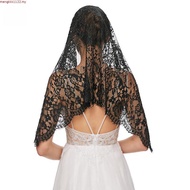 flgo Church Veil Mantilla Scarf Latin Mass Lace Veils for Confirmation and Baptism