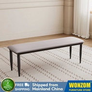 ⚡Bedside Bench Leather Bench Leather Upholstered Bench Shoeshine Bench Living Room Bench