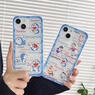 OPPO Reno 6Z 5Z 6 5 5F 4 Lite 3 Pro Find X3 A93 A94 A16K A16E A5 A9 A31 2020 A5S A7S A12 A3S A52 A92 Transparent Shockproof Doraemon Case Soft TPU Mobile Phone Bumper Slim Cover