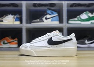 [Hot selling] Nike Blazer Mid "1977 Vintage Low" White/Gray/B loss powder "Classic Pioneer Mid Top V