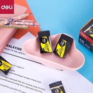 [Combo 10/5/3] 2B/ 4B Deli Eraser, 40×22×12mm, Black - 1 tablet - E3043
