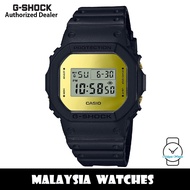 (OFFICIAL WARRANTY) Casio G-Shock DW-5600BBMB-1 Gold Metallic Mirror Face Digital Resin Watch DW5600