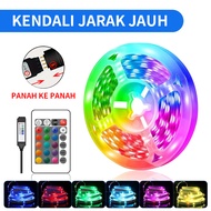 【COD】XYKJ Set Penuh Led Strips Light 5M 15M 25M RGB Bluetooth 5V USB Led Lights For Room 5050 Luces