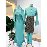 DRESS/JUBAH PENGANTIN/AKAD NIKAH/KENDURI/SANDING