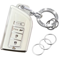 Smart Key Protective Shell for Acura Key Fob Cover with Keychain Fits for Acura RDX MDX Smart Key Ve