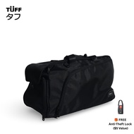 TUFF ULL-Series 23274 Black Sports Duffel Bag | Microfibre PolyNylon Travel Gym