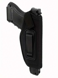 1個隱蔽佩戴手槍皮套,適用於g系列、史密斯&amp;威森、陶瑞斯、魯格等品牌,更透氣的橡膠腰帶手槍皮套,男女皆宜