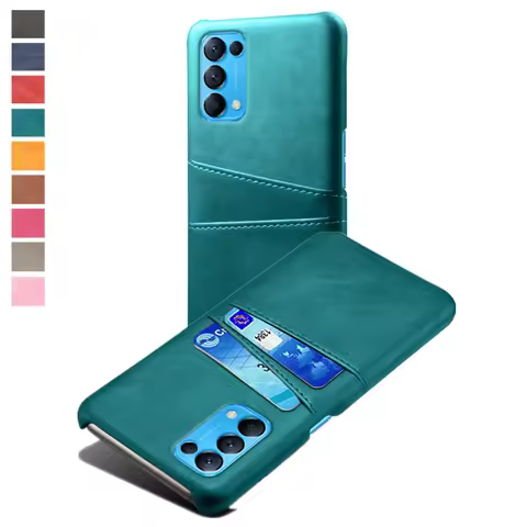 Luxury PU Leather Card Slots Wallet Cover For OPPO Reno 5 4 SE 3 2 Z F Find X2 X3 Neo Lite 10x Zoom 